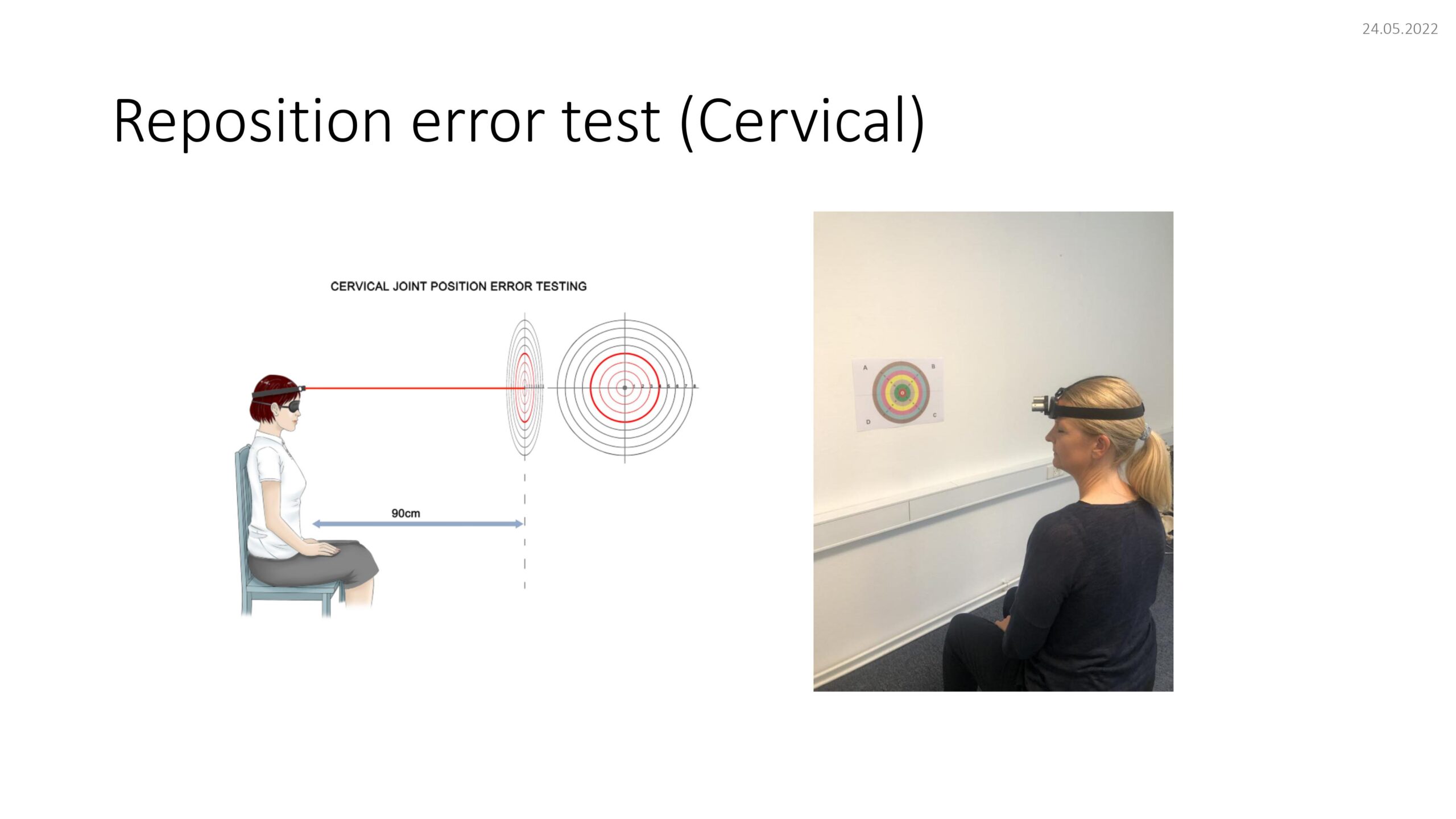 Reposition error test (Cervical)